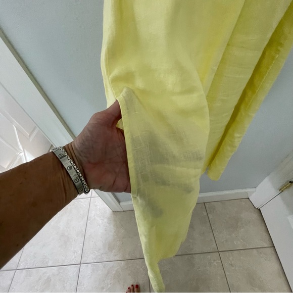 J Jill. Linen dress size M Not lined side pockets - Picture 12 of 13